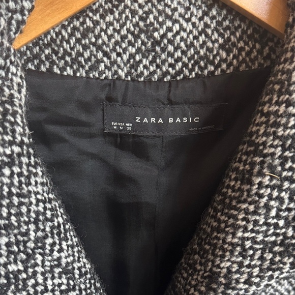 Zara Long Wool Coat - Size Medium - Picture 3 of 8